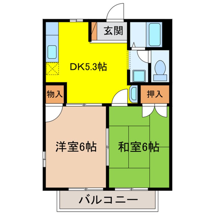 間取図 エスポアコーモラント