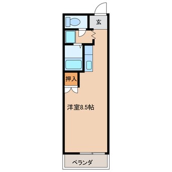 間取図 コーポYD