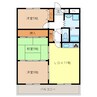ピアドール長良 3LDKの間取り