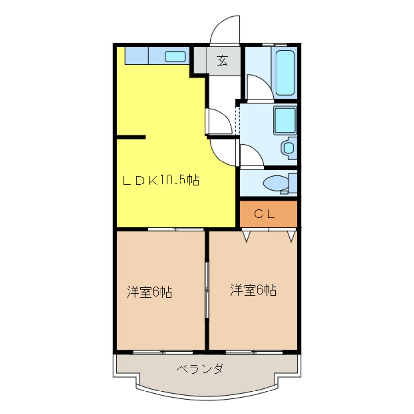 間取図 ロイヤルシティハシマⅠ