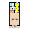 ドマーニ羽島 1Kの間取り