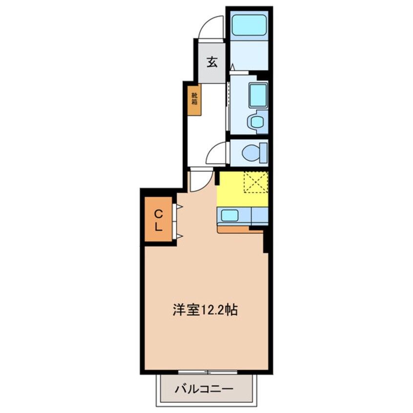 間取図 カルム横山