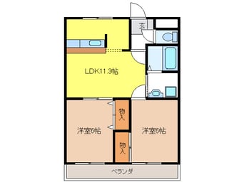 間取図 ロイヤルツイン
