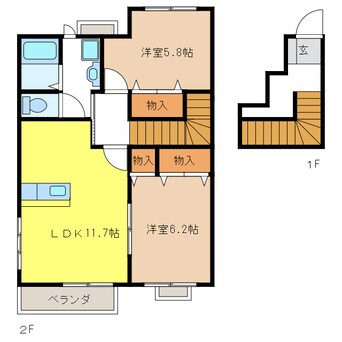 間取図 チャオ新井