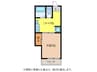 ラフォーレ岐阜 1DKの間取り