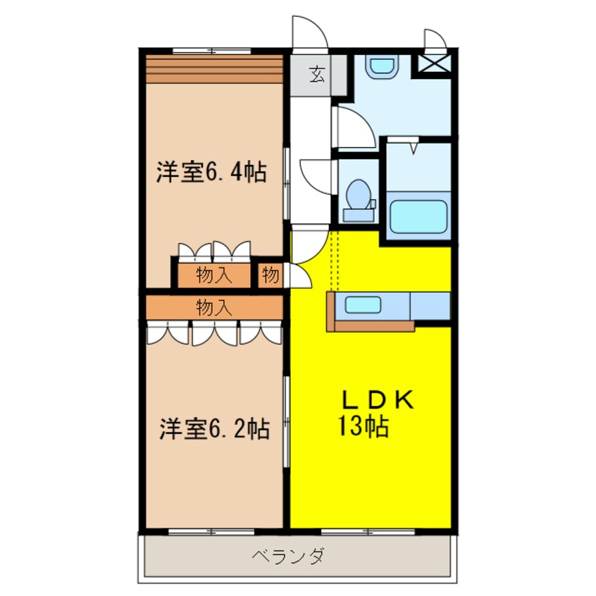 間取図 オアシス