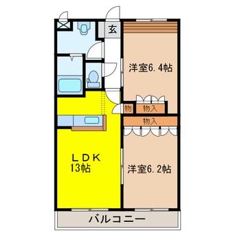 間取図 オアシス