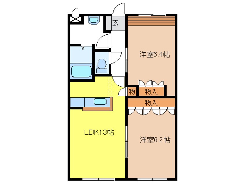 間取図 オアシス