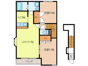 間取図 ピアレスＴ