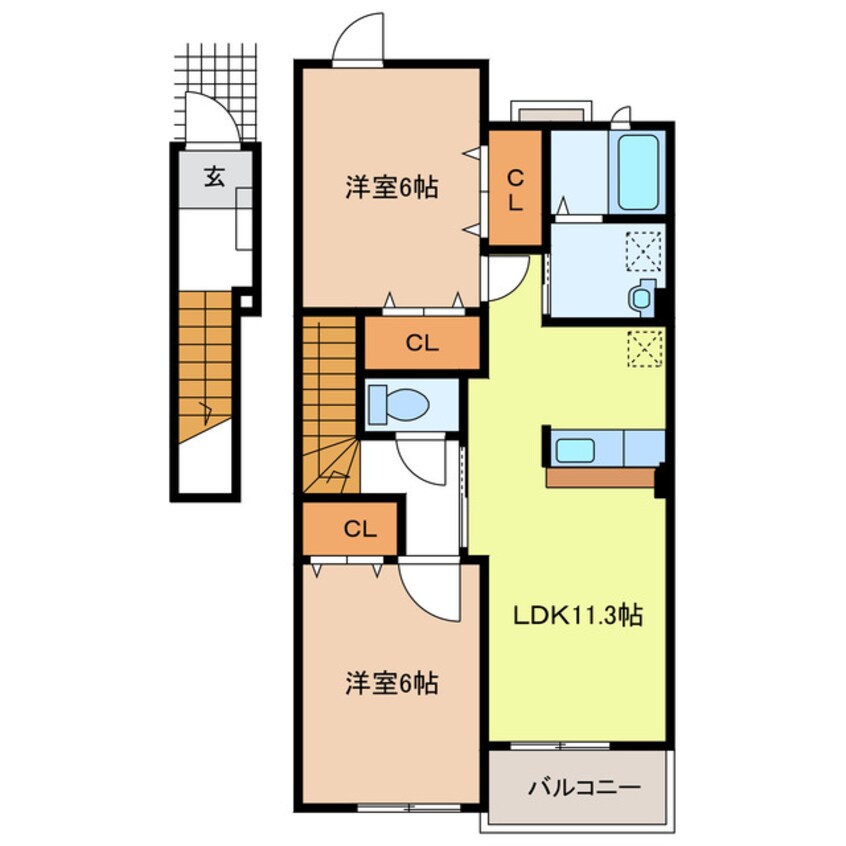 間取図 オアシスエイトⅡ