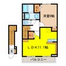 エレガンス　エミ 1LDKの間取り