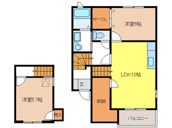 間取図 ロッサＡ