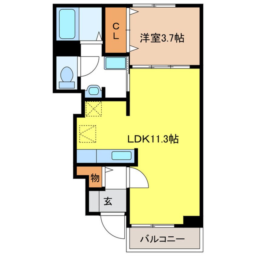 間取図 ブリーゼＳ
