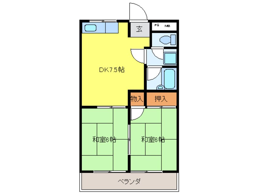 間取図 オクシンシティハイツ