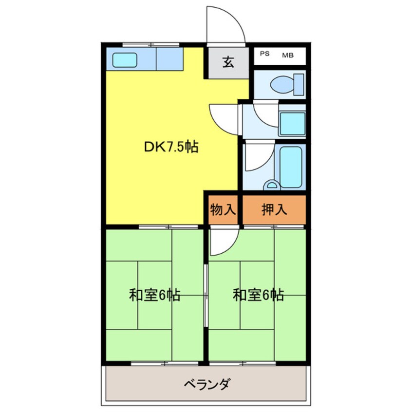 間取図 オクシンシティハイツ