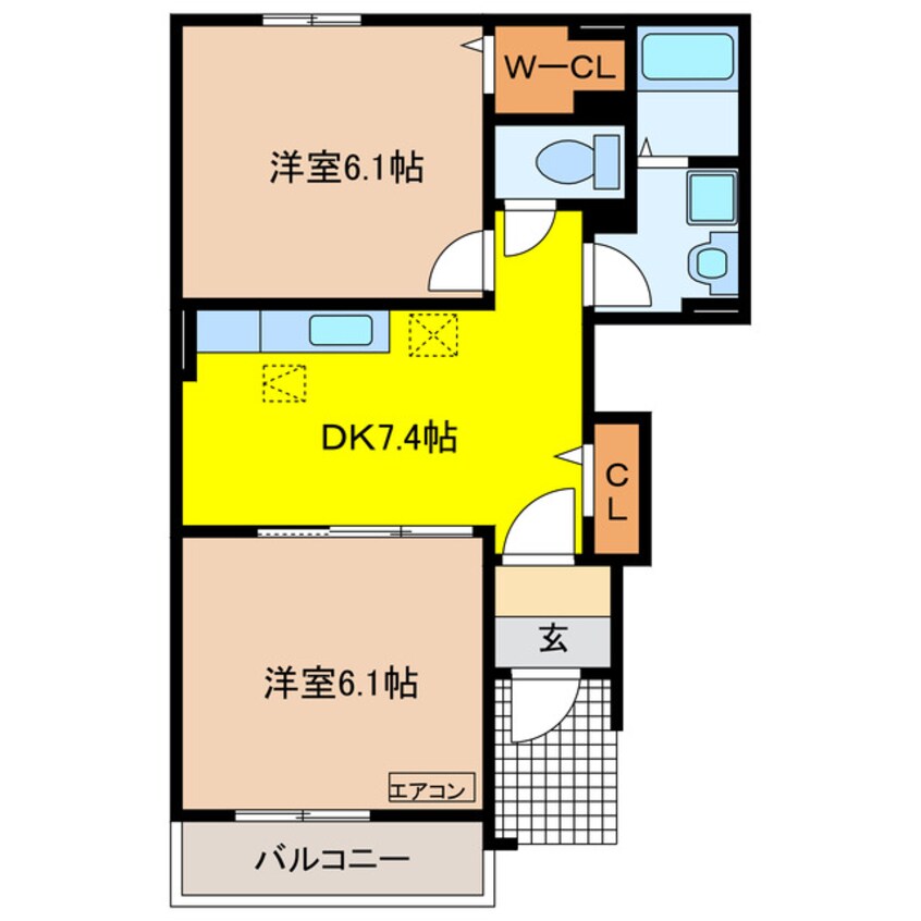 間取図 フラン・ドゥ・アーサー