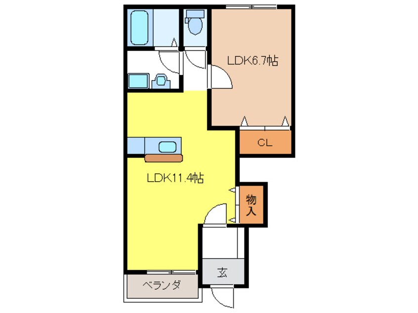 間取図 ルミナス