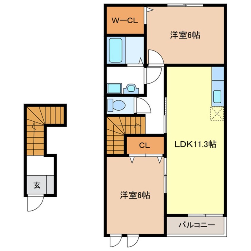 間取図 サニーハウスⅡ