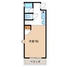 フィレンツェ岐阜 1Rの間取り