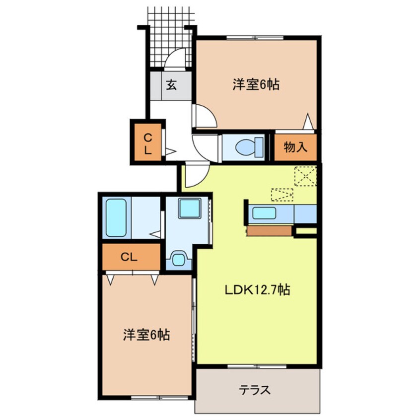 間取図 エレガント社古地　Ⅱ