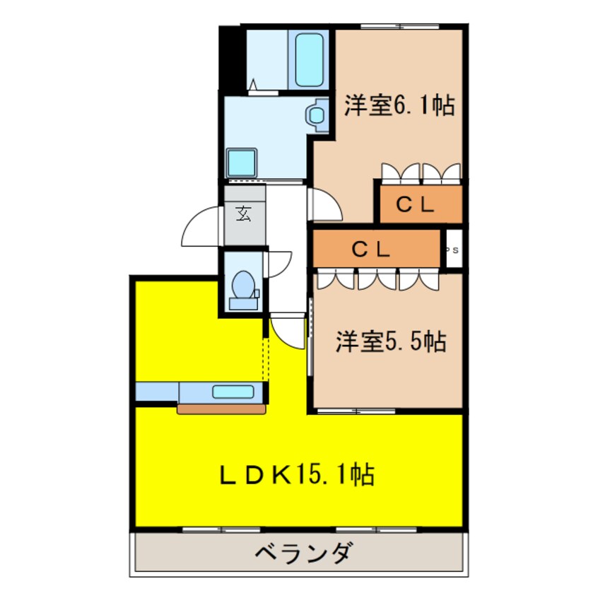 間取図 サン・エバーラストT