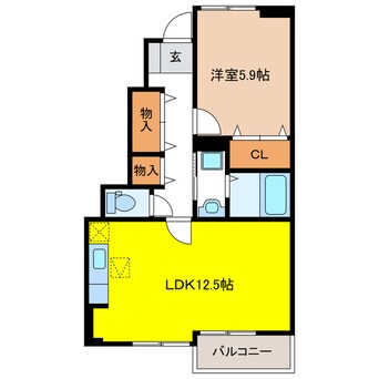 間取図 シャルマン・ジョイ