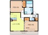 マルモカオンＡ／Ｂ棟 2LDKの間取り