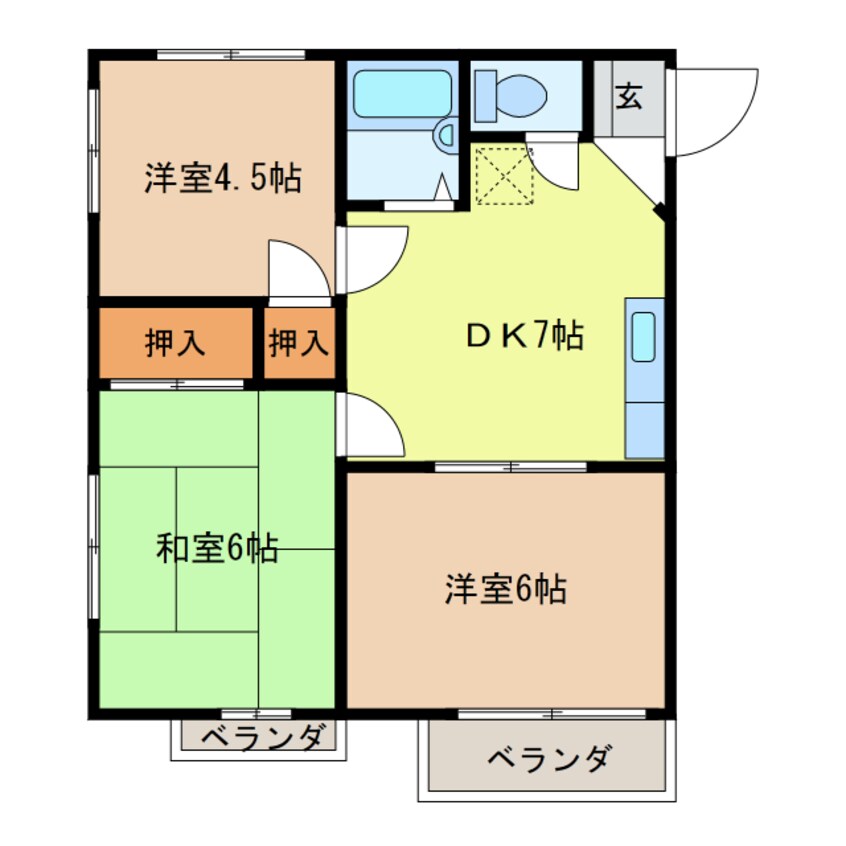 間取図 シャンポール　ノア