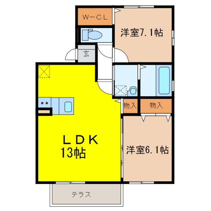 間取図 カオン