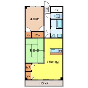 間取図 エスぺランサ