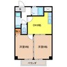 ユートピアＧ2000 2DKの間取り