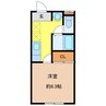 グリーンフィールド２１ 1Kの間取り
