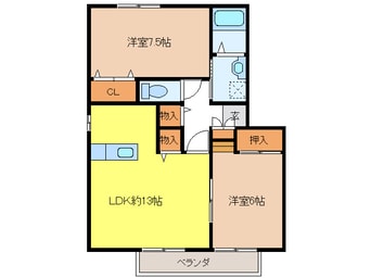間取図 サン・ベルドミール