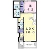 サクラＡ 1LDKの間取り