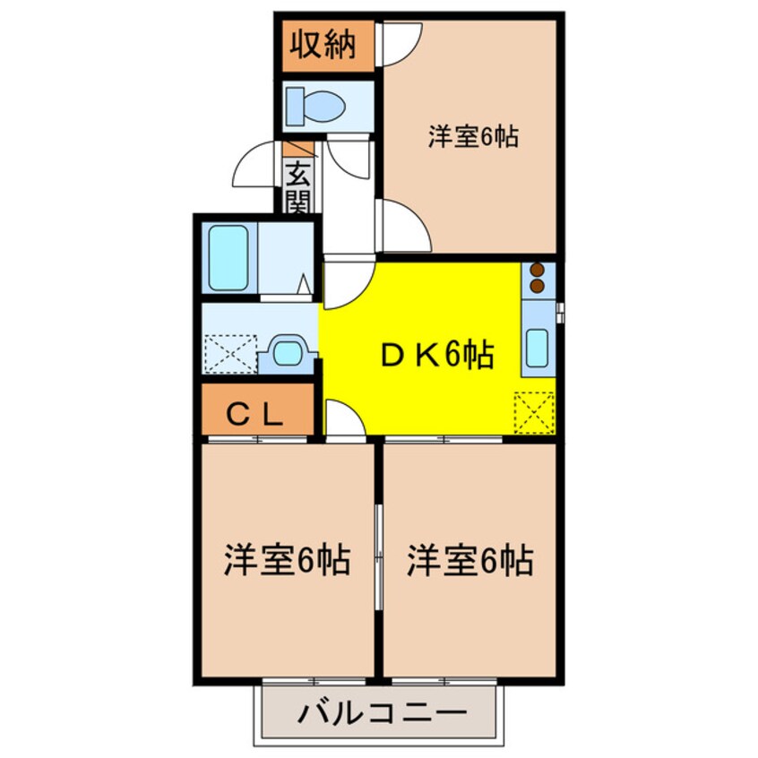 間取図 ジョイフルアサイ