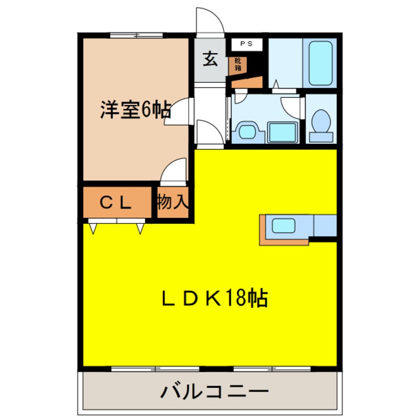 間取図 サンライズＫ　１９９４