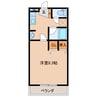 柳津パレス 1Kの間取り