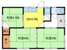 三協足近メゾン 3DKの間取り