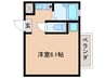 アメニティ 1Rの間取り