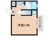アメニティ 1Rの間取り