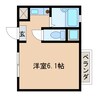 アメニティ 1Rの間取り