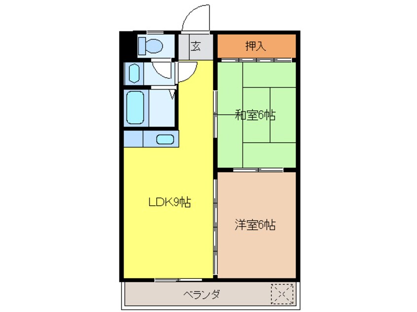 間取図 アルビアル羽島