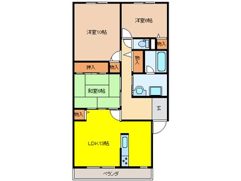 間取図 アミティ21