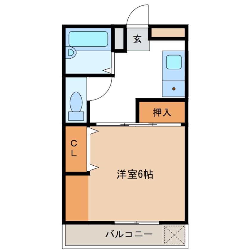 間取図 コーポレジェンド