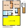 ﾌﾟﾚｼﾞｵ 2LDKの間取り