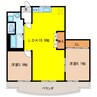 Villa　SUZUKA 2LDKの間取り
