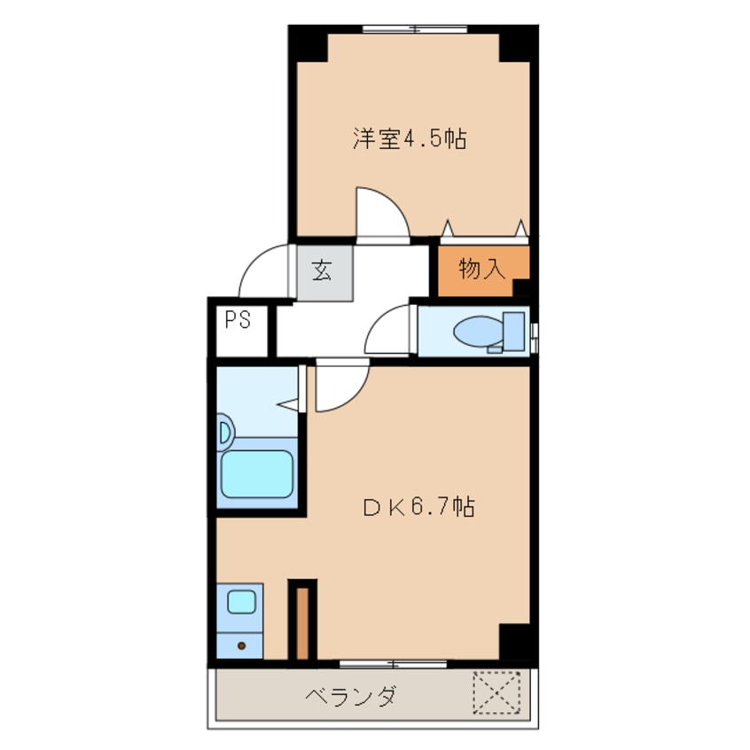 間取図 カーサ・ソフィアⅢ