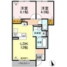 和 2LDKの間取り