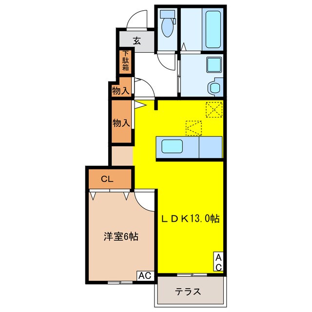 間取り図 カーサルシェロ