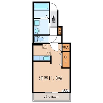 間取図 ディベル　ティード